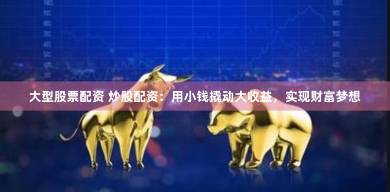 大型股票配资 炒股配资：用小钱撬动大收益，实现财富梦想